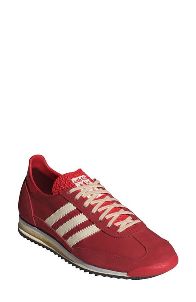 adidas SL 72 OG Sneaker in Burgundy/Cream White at Nordstrom, Size 6