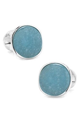 Cufflinks, Inc. Aquamarine Jade Cuff Links in Aqua Jade at Nordstrom