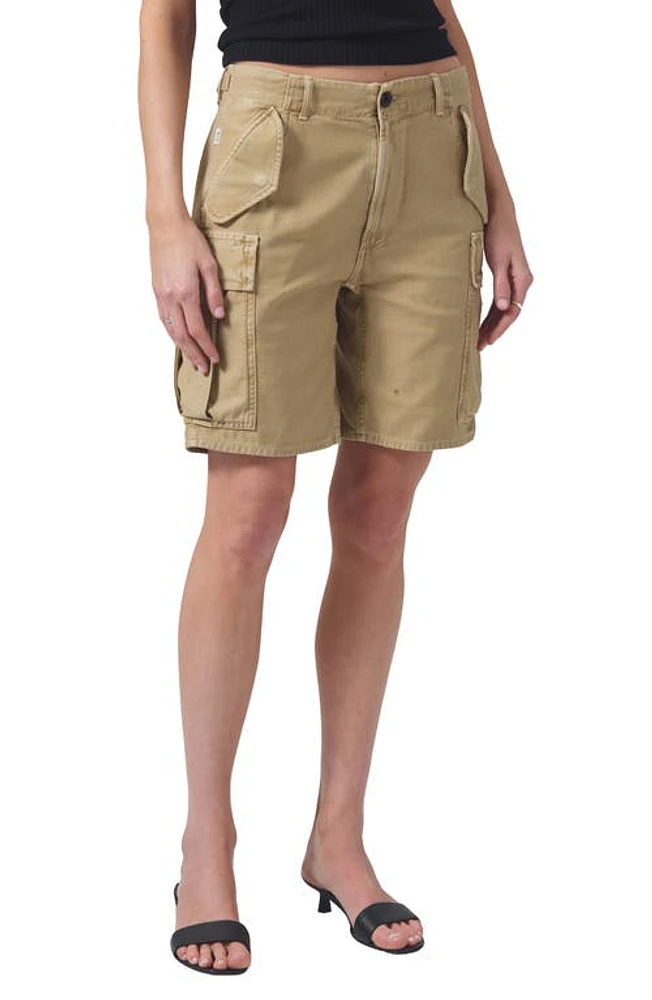 Citizens of Humanity Naya Cargo Denim Shorts Heirloom at Nordstrom,