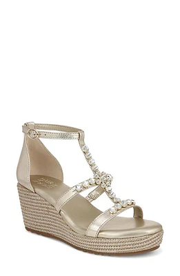 Naturalizer Serena Ankle Strap Espadrille Platform Wedge Sandal Leather at Nordstrom,