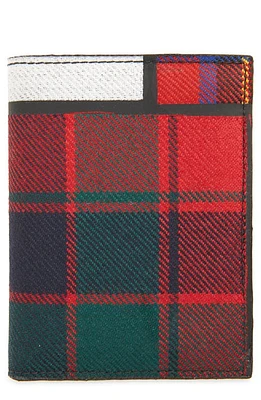 Comme des Garçons Wallets Patchwork Tartan Bifold Wallet in Red at Nordstrom