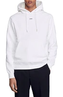 sandro Embroidered Logo Hoodie at Nordstrom,