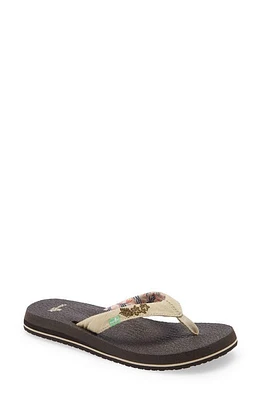 Sanuk Yoga Paradise 2 Flip Flop Palms at Nordstrom,