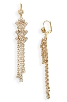 Gas Bijoux Triana Crystal Drop Earrings in Gold at Nordstrom