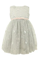 Popatu Kids' Sequin Tulle Dress in Grey at Nordstrom, Size 6X