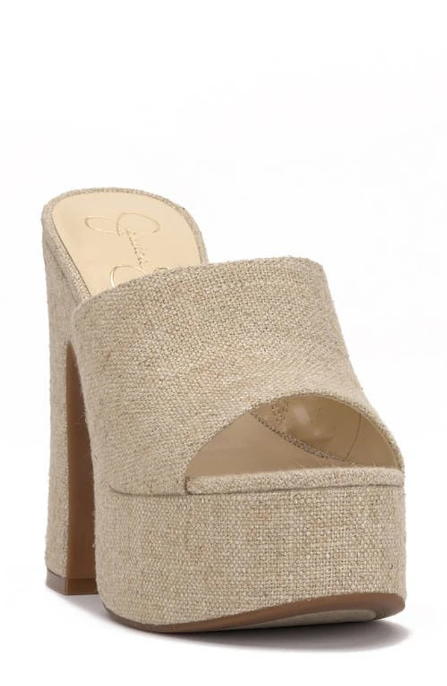 Jessica Simpson Xona Platform Sandal Natural at Nordstrom,