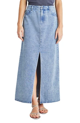 Splendid Rhiannon Denim Maxi Skirt Indigo at Nordstrom,