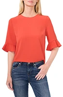 CeCe Ruffle Cuff Blouse at Nordstrom,