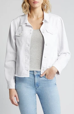 Wit & Wisdom Trucker Jacket Optic White at Nordstrom,