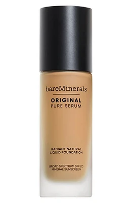 bareMinerals Original Pure Serum Radiant Natural Liquid Foundation Mineral SPF 20 in Light Warm at Nordstrom