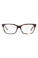 Tory Burch 52mm Optical Glasses in Blue Pearl Tortoise/Demo Lens at Nordstrom