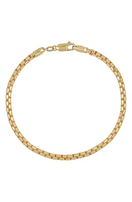 Bony Levy Men's 14K Gold Box Chain Bracelet in 14K Yellow Gold at Nordstrom