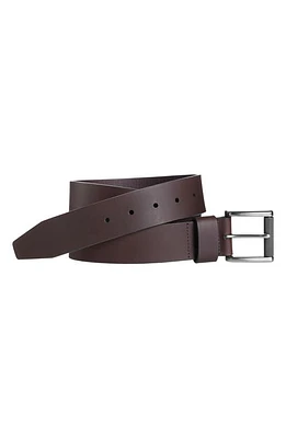 Johnston & Murphy Johnson Roller Buckle Leather Belt Brown at Nordstrom,