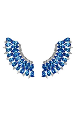 Hueb Mirage Blue Topaz Earrings in White Gold at Nordstrom