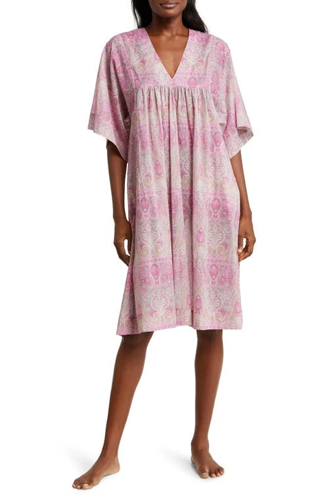 Papinelle Nahla Caftan Nightgown Cashmere Rose at Nordstrom,