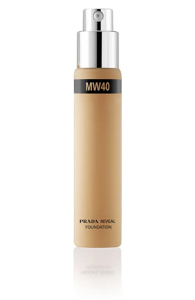 Prada Reveal Skin Optimizing Soft Matte Foundation Refill in Mw40 at Nordstrom