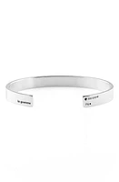 le gramme Men's 21G Polished Sterling Silver Ribbon Cuff Bracelet at Nordstrom,