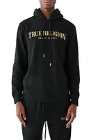 True Religion Brand Jeans Shine Arch Embroidered Pullover Hoodie at Nordstrom,