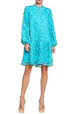 CIEBON Wylla Humbird Lace & Organza Drop Waist Dress at Nordstrom,