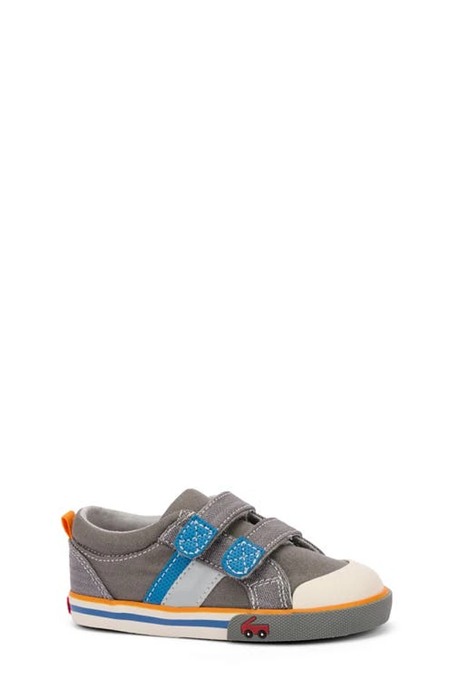 See Kai Run Russell Sneaker Gray Denim/Blue at Nordstrom, M