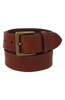 Frye Pebbled Leather Belt Cognac at Nordstrom,