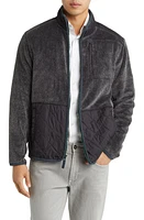 Tommy Bahama North Cascade Fleece Jacket Carbon Grey at Nordstrom,