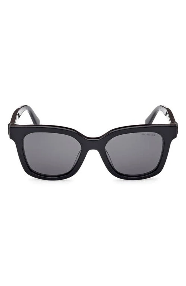 Moncler Audree 50mm Square Sunglasses in /Smoke at Nordstrom