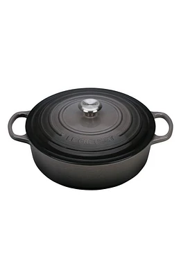 Le Creuset Signature 6 3/4-Quart Round Wide French/Dutch Oven in Oyster at Nordstrom