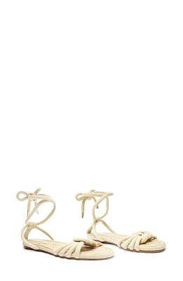 Alexandre Birman Vicky Rope Ankle Tie Sandal Dove at Nordstrom,