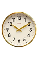 CLOUDNOLA Factory Wall Clock in Gold at Nordstrom