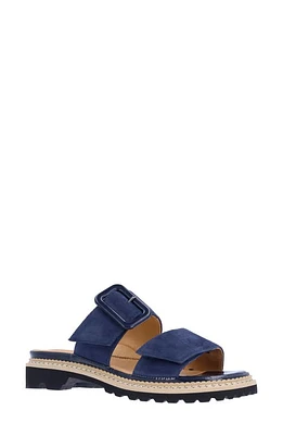 L'Amour des Pieds Dalbir Slide Sandal Navy at Nordstrom,