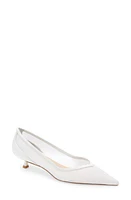 Stuart Weitzman Eva 35 Pump White. at