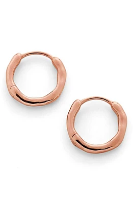 Monica Vinader Siren Muse Huggie Hoop Earrings in Rp at Nordstrom