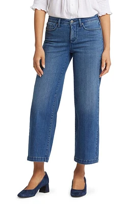 NYDJ Teresa Ankle Wide Leg Jeans Mission Blue at Nordstrom,