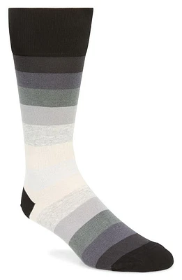 Paul Smith Erwin Stripe Crew Socks in Black Multi at Nordstrom