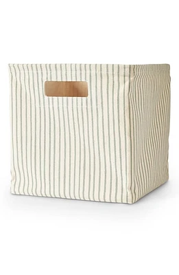 Pehr Stripes Away Medium Canvas Cube in Sea at Nordstrom