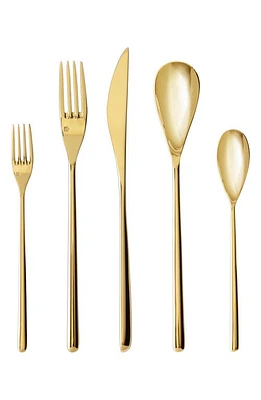 Fortessa Dragonfly Black 5-Piece Place Setting in Gold at Nordstrom