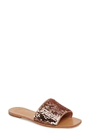 Tory Burch Carter Sequin Slide Sandal Rose Gold/Perfect Blush at Nordstrom,