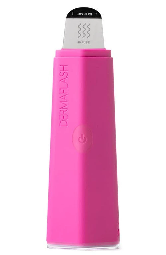 DERMAFLASH DERMAPORE+ Ultrasonic Pore Extractor + Skincare Infuser in Pop Pink at Nordstrom