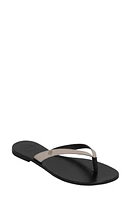 BELLA HA Italian Leather Handmade Flip Flop in Chateau Grey at Nordstrom, Size 8Us