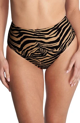 Natori Reversible High Waist Bikini Bottoms at Nordstrom,