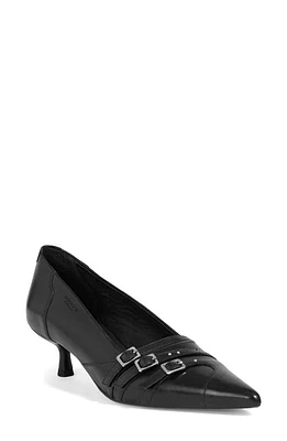 Vagabond Shoemakers Lykke Pointed Toe Kitten Heel Pump Black at Nordstrom,