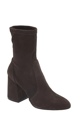 Stuart Weitzman Flareblock 85 Stretch Bootie in Slate at Nordstrom