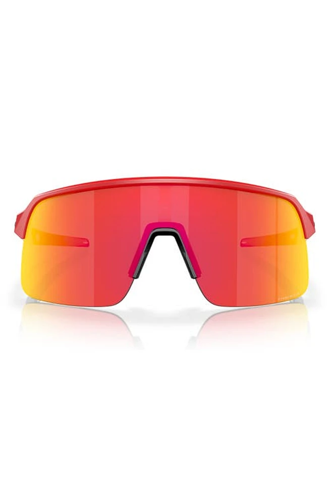 Oakley Sutro Lite 139mm Prizm Semirimless Wrap Shield Sunglasses in Ruby at Nordstrom