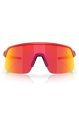 Oakley Sutro Lite 139mm Prizm Semirimless Wrap Shield Sunglasses in Ruby at Nordstrom