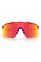 Oakley Sutro Lite 139mm Prizm Semirimless Wrap Shield Sunglasses in Ruby at Nordstrom