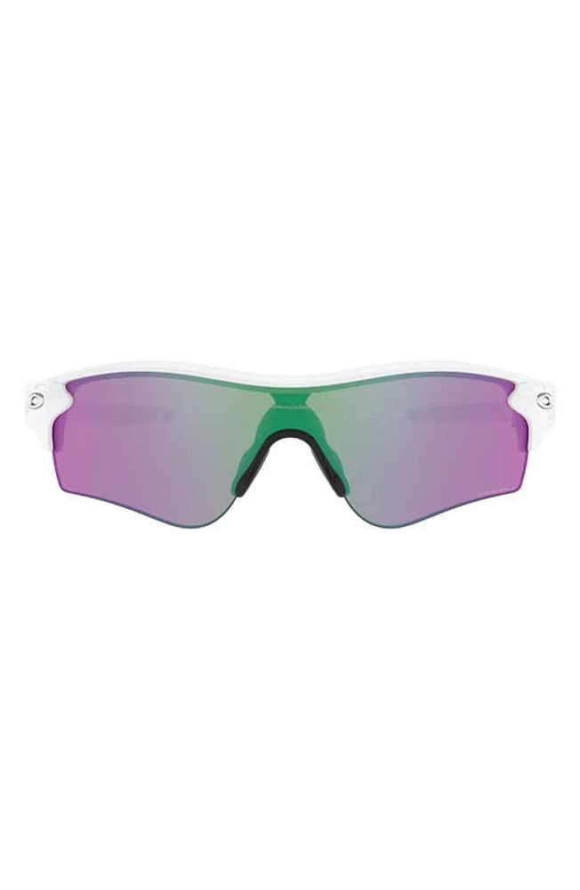 Oakley Shield Sunglasses in Polished White/Prizm Golf at Nordstrom