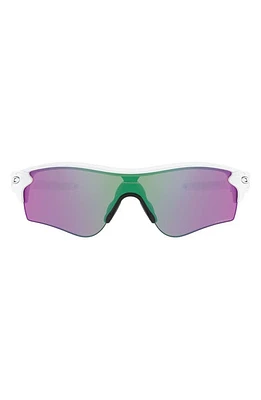 Oakley Shield Sunglasses in Polished White/Prizm Golf at Nordstrom