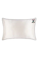 slip Embroidered Pure Silk Queen Pillowcase in Z at Nordstrom