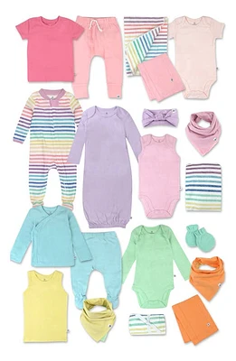 HONEST BABY 20-Piece Happy Days Organic Cotton Gift Set Rainbow Pinks at Nordstrom,